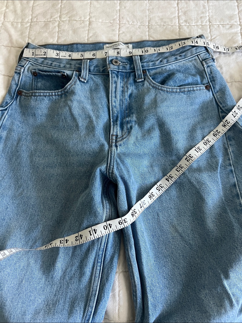 Abercrombie & Fitch Curve Love The Barrel Jean Mid Rise - Picture 4 of 11